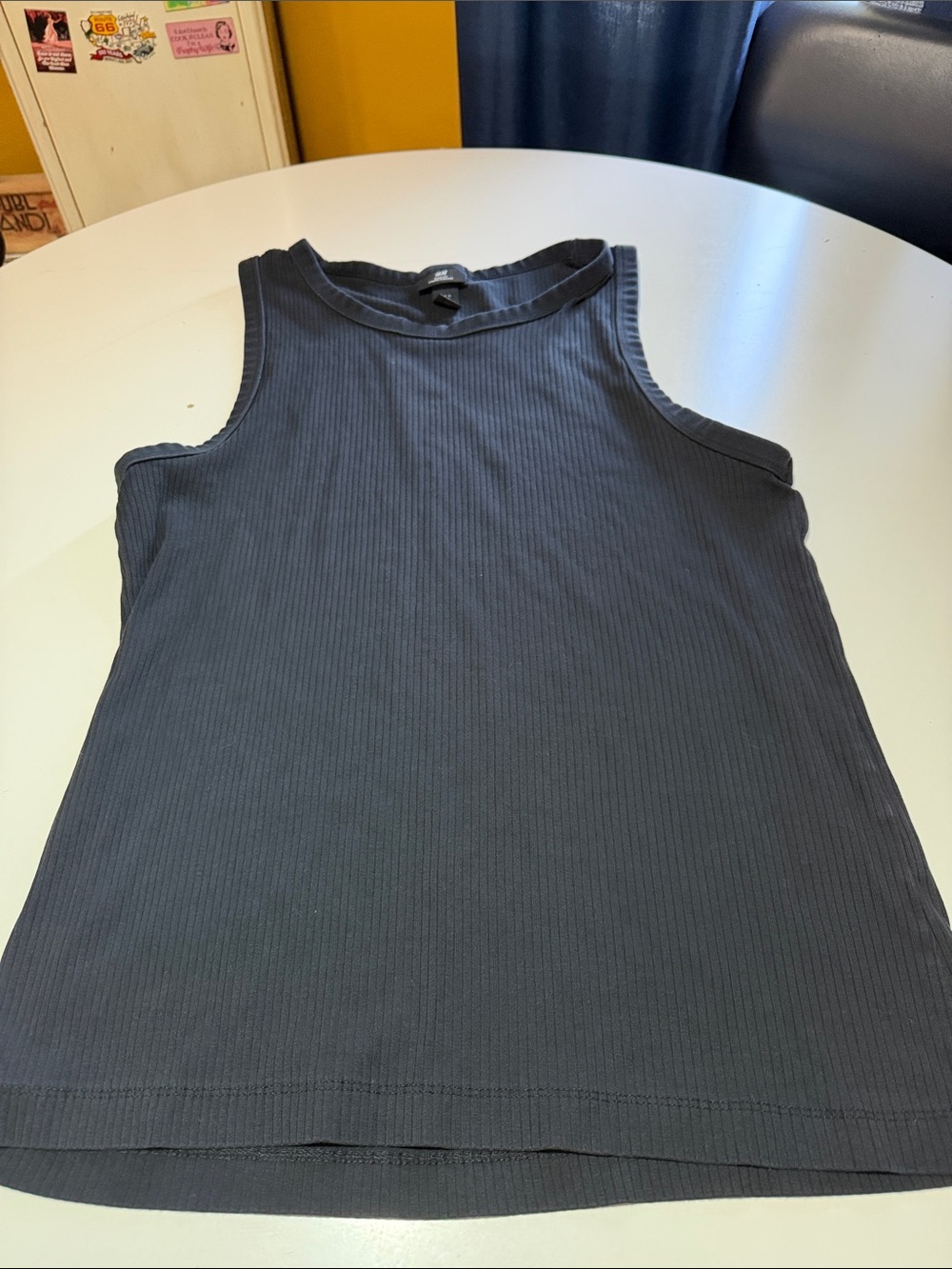 H&M Black Ribbed Tank Top